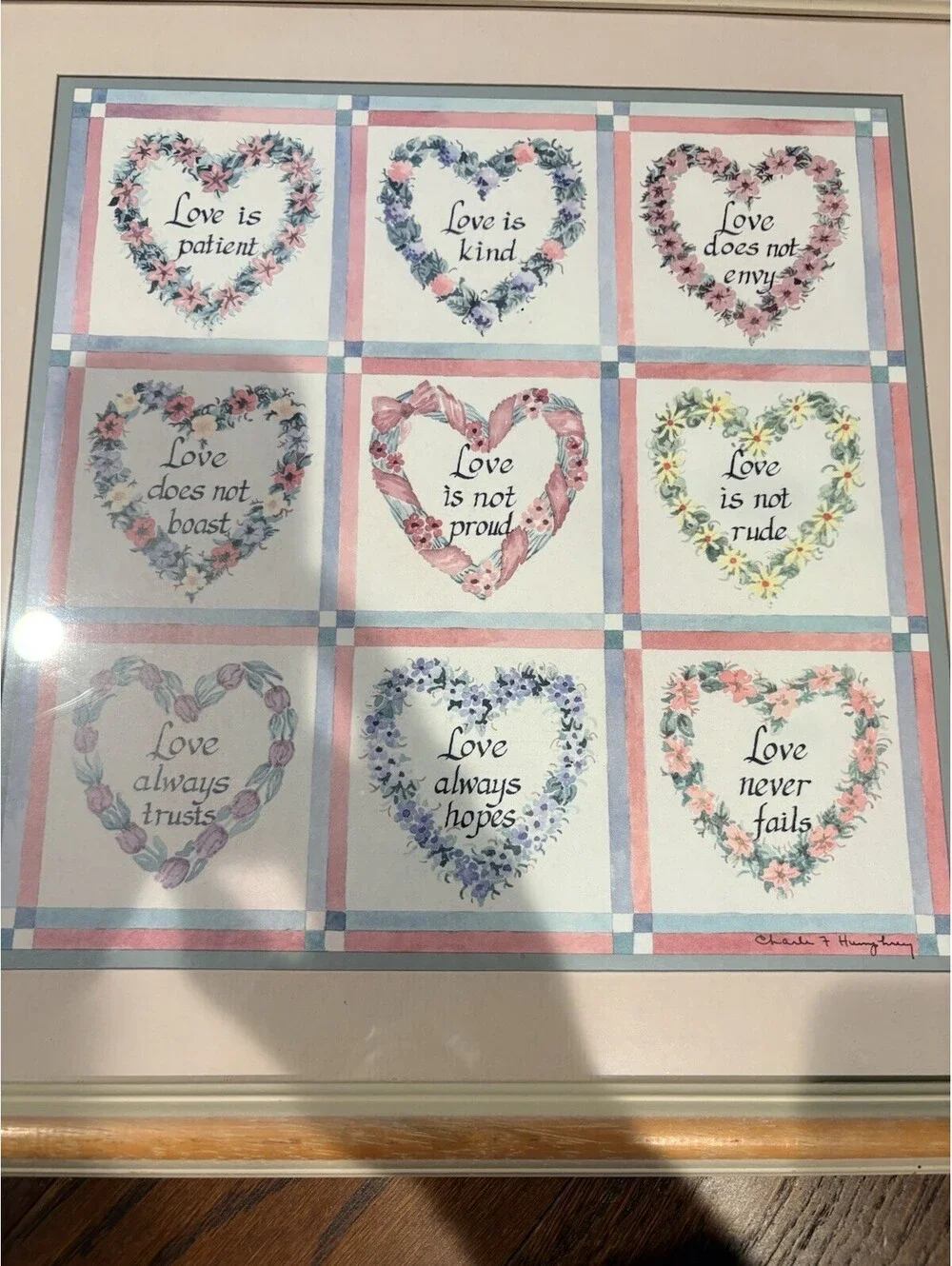 1 Corinthians 13 Vtg Home Interior 